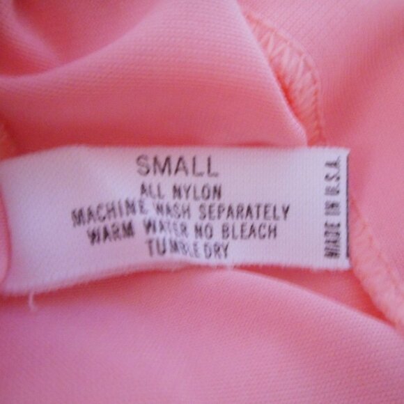 Vintage Pink Nylon Lingerie Nightgown Robe set - Picture 4 of 8